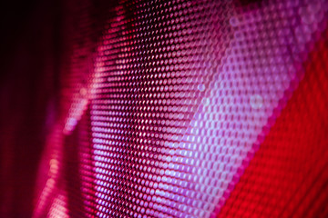 CloseUp LED blurred screen. LED soft focus background. abstract background ideal for design.