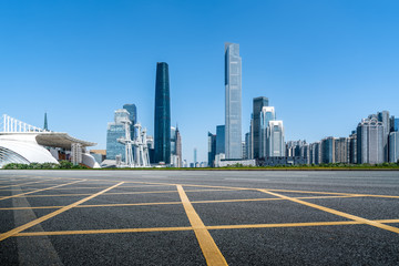 Skyline of modern urban architecture in China..