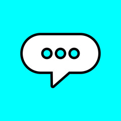 Speech Bubble Icon for Graphic Design Projects