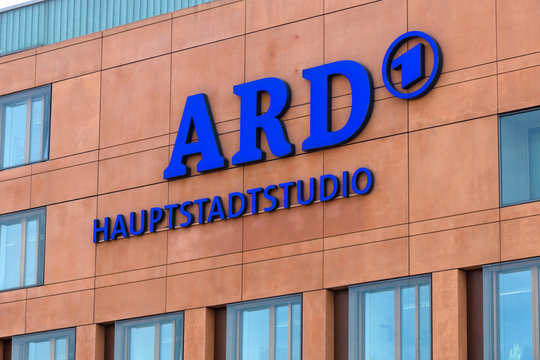 BERLIN - JUNE 19, 2013: Headquarters - ARD (Consortium of public-law broadcasting institutions of the Federal Republic of Germany).