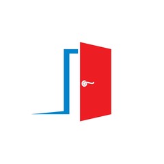 the door  icon vector illustration design