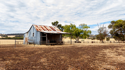 Old barn in rural Australia