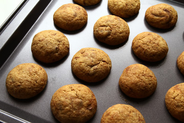 Homemade chocolate chip cookies