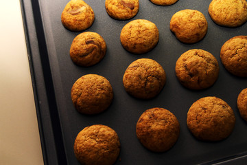 Homemade chocolate chip cookies