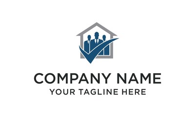 Fototapeta premium intercompany organization housing logo design