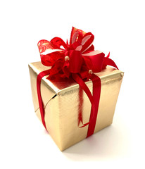 isolated on white background picture boxes with gifts