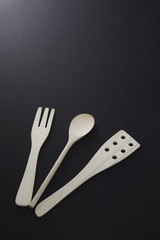 Wooden cooking utensils