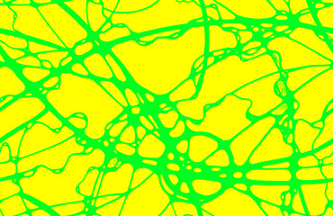Neon Gaze seamless abstract pattern neurographic art