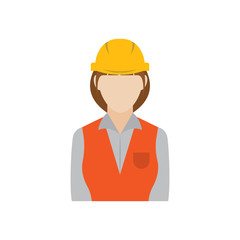 Isolated civil engineer icon