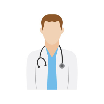 Isolated doctor icon