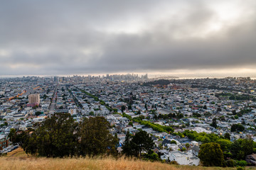 Bernal Heights Park at Sunrise
