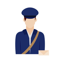 Isolated postman icon