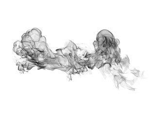 Obraz na płótnie Canvas Smoke on a white background