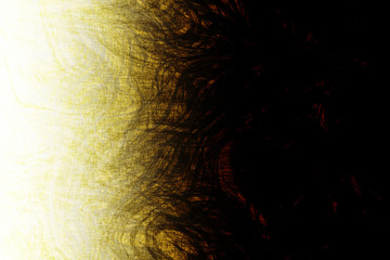 黄色い繊維模様の布地風イメージテクスチャ