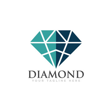 Diamond Logo Design Vector Illustration
