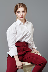 white and red in clothing