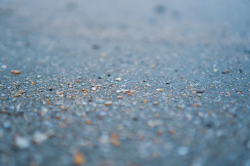 Brown sand texture background from fine sand with natural line wave.