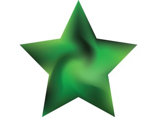 Obraz premium Colorful background in the form of pentagram.