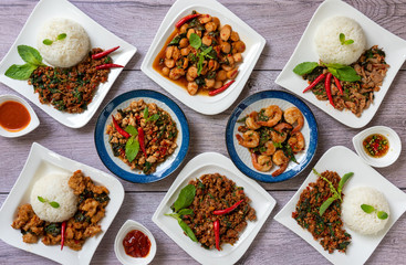 Thai Food Mixed Dishes 