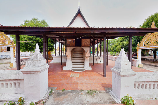 Wat Photharam an old temple built since reign of King Rama III by people of Laos who migrated from Vientiane located at Ban Dong Bang, Na Dun, Maha Sarakham