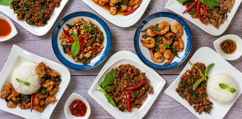 Thai Food Mixed Dishes 