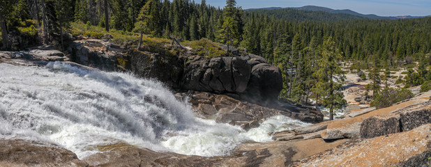 Panorama of Top of Bassi Falls