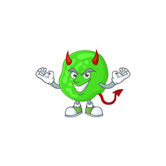 A cartoon image of sarcina ventriculli as a devil character