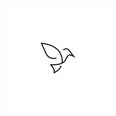  Bird Logo design  , logo line bird , logo bird line , logo bird abstract 