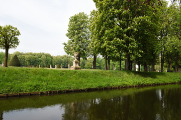 park bei schloss nordkirchen in coesfeld, münsterland , deutschland
