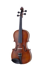 Fototapeta na wymiar Wooden Viola String Music Instrument Isolated on White background