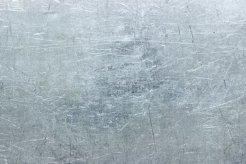 Rolgordijnen Light metal texture, background of crumpled aluminum sheet or stainless steel © dmitr1ch
