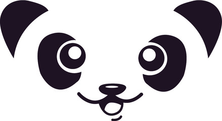 face of a panda logo