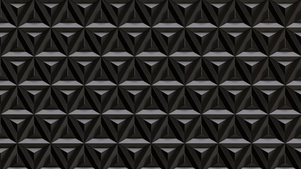 Obraz premium Black honeycomb abstract background,3d rendering,conceptual image.