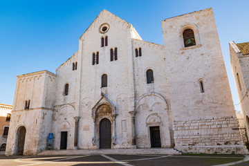 Fototapeta na wymiar Basilica cathedral church of St. Nicola. Bari. Puglia. Italy.