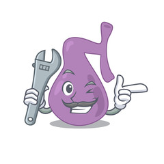 A caricature picture of gall bladder working as a mechanic