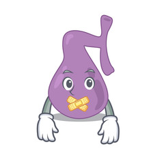 Gall bladder cartoon character style having strange silent face