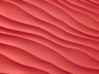 red or lush lava waved pattern close up. abstract textured lush lava painted backgroung