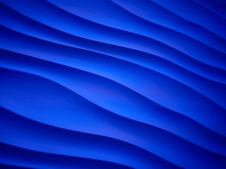 Classic blue abstract waved background. Trend Color of the year