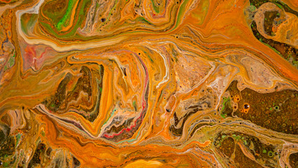 Colorful of acrylic color painting abstract background