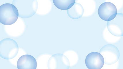 水色の分子イメージの抽象背景