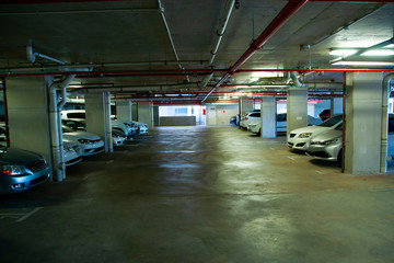 High Rise Building Interior Parking