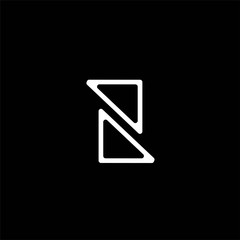n abstract vector logo monogram template Stock Vector Image Art