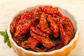 Dried tomato in olive oil