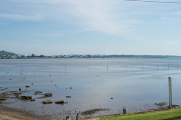 Beach and sea landscape, rayong province, Thailand