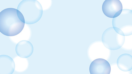 水色の分子イメージの抽象背景