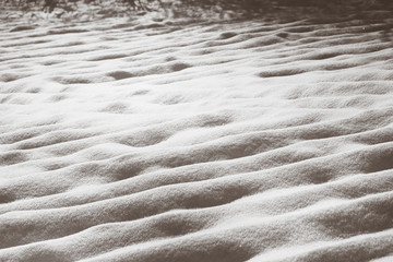 snow texture and shadow from the mountain