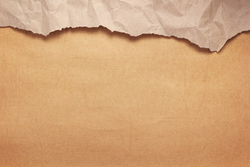 wrinkled or crumpled paper as background