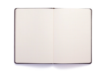 notepad or notebook paper at white background - 350465769