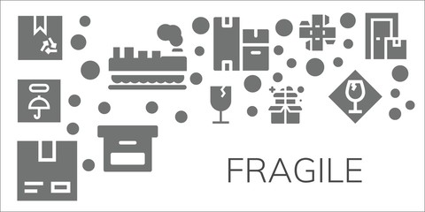 fragile icon set