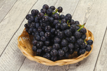 Fresh ripe sweet red grape